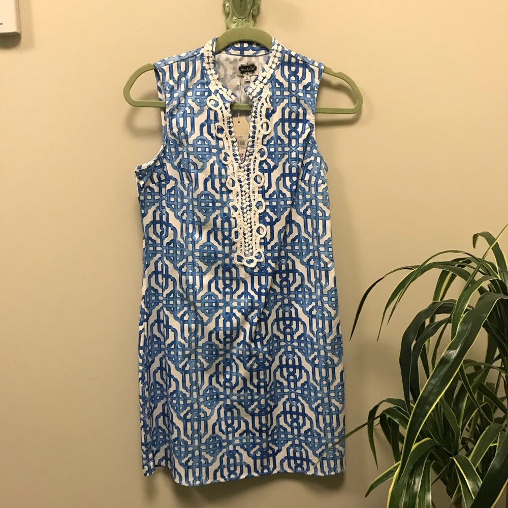 Mud Pie Sleeveless Shift Dress NWT - Picture 2 of 8